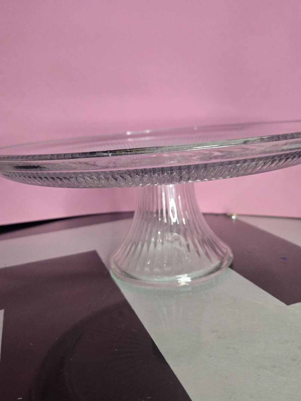 Glass Cake Stand - Picture 3 of 4